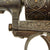 Original Belgian Engraved 9mm Pinfire Double Action Revolver Serial 232662 with Silver and Gold Inlay and Carved Grips - c. 1860 Original Items