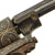 Original Belgian Engraved 9mm Pinfire Double Action Revolver Serial 232662 with Silver and Gold Inlay and Carved Grips - c. 1860 Original Items