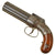 Original U.S. 19th Century Allen & Wheelock 1845 Patent .31cal Percussion Pepperbox Revolver - Matching Serial 198