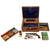 Original U.S. Wild West Era Cased Gambling Set with Poker Chips, Cards, Dice, Miniature Roulette Wheel, Colt M1849 Pocket Revolver Serial 96411, and Lots of Accessories Original Items