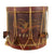 Original U.S. War of 1812 Named & Painted Military Field Drum by Abner Stevens of Pittsfield, Massachusetts with Partial Maker’s Label on Interior - Dated 1812 Original Items
