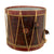 Original U.S. War of 1812 Named & Painted Military Field Drum by Abner Stevens of Pittsfield, Massachusetts with Partial Maker’s Label on Interior - Dated 1812 Original Items