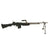 Original U.S. Korean War BAR Browning M1918A2 Display Gun Constructed using Genuine Parts with Demilled Receiver & Internals - Live ROT II Barrel Dated 12-52 Original Items