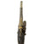 Original 19th Century Ottoman Silver Mounted Long Flintlock Holster Pistol with Carved Stock and Brass Inlaid Barrel Original Items