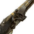 Original 19th Century Ottoman Silver Mounted Long Flintlock Holster Pistol with Carved Stock and Brass Inlaid Barrel Original Items