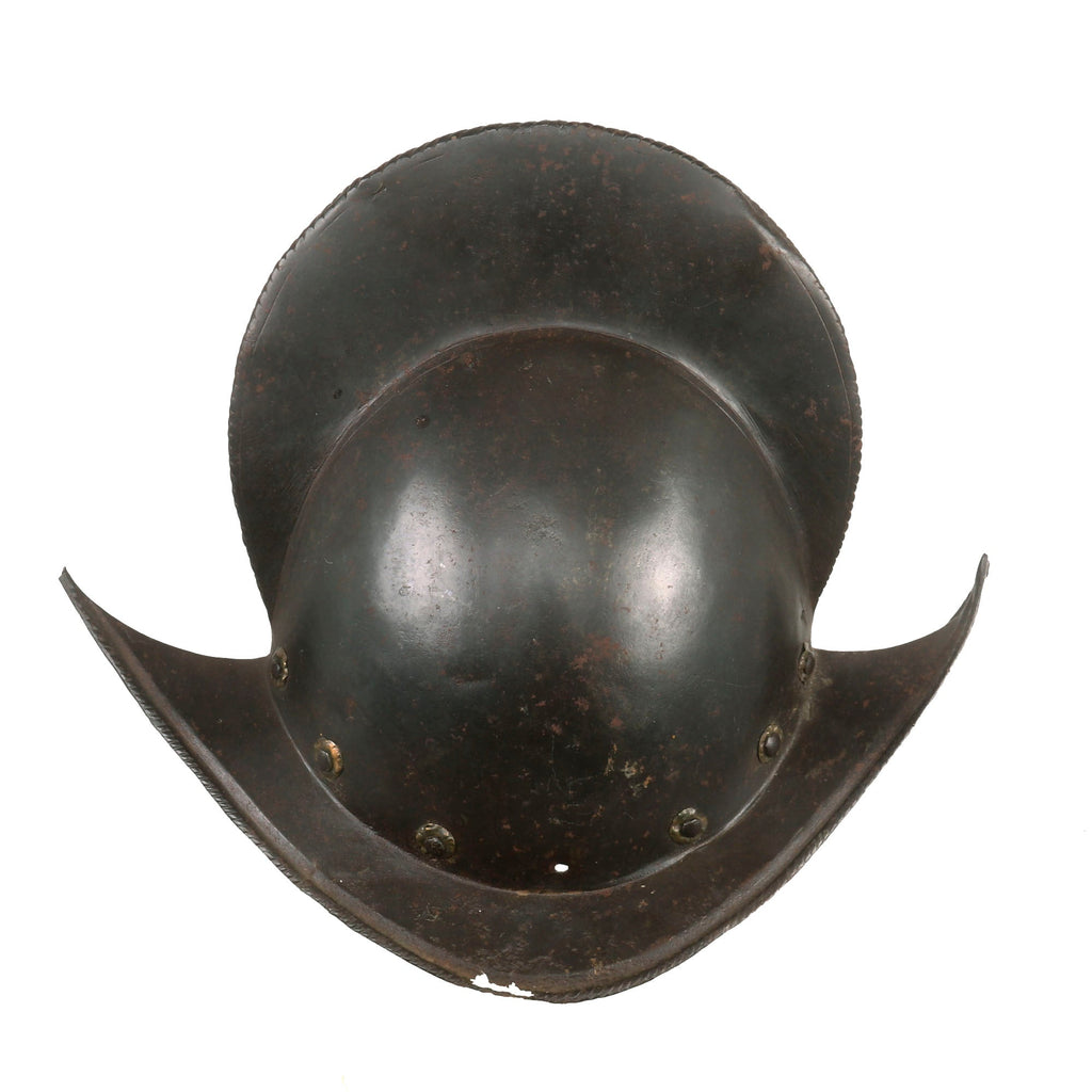 Original Spanish 17th Century Comb Morion Helmet Original Items