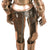 Original 19th Century 1:4.5 Scale Suit of Maximilian Style Armor on Display Stand - 15 ¾ Inches Tall Original Items