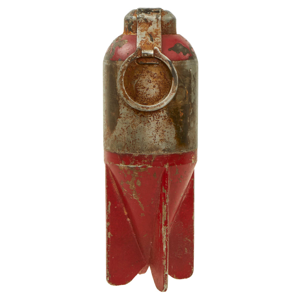 Original Italian WWII "Red Devil" 45mm Brixia Model 35 Mortar Bomb Dated 1940 - Inert Original Items