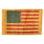 Original U.S. WWII Service Worn Paratrooper D-Day Invasion American Flag Oilcloth Armband with Safety Pin Original Items
