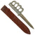 Original U.S. WWII Theater-Made Aluminum Knuckle Fighting Knife with Original Leather Sheath Original Items