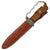 Original U.S. WWII Kephart Theater-Made Knuckle Knife with Leather Sheath Original Items