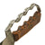 Original U.S. WWII Kephart Theater-Made Knuckle Knife with Leather Sheath Original Items