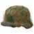 Original German WWII M40 Refurbished 6th Army Battle of Stalingrad Chicken Wire Camouflage Helmet - Stamped EF66 Original Items
