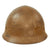 Original Japanese WWII Type 90 Army Helmet with Officer’s Star, Complete Liner and Chinstrap with Kanji Markings - Tetsubo Original Items
