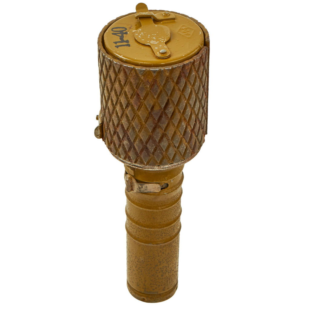 Original Soviet WWII RGD-33 Inert Stick Grenade with Fragmentation Sleeve - Maker Marked & Dated 1940 Original Items