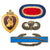 Original U.S. WWII 509th Parachute Infantry Regt. “Geronimo” Grouping from T/5 F.H. Mulholland; Includes Rare Italian-Made 509th Jacket & Beret Patches, Free French Jump Wings, 3rd Rgt Zouave Badge, Archive of Orders & More Original Items