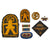 Original U.S. WWII 509th Parachute Infantry Regt. “Geronimo” Grouping from T/5 F.H. Mulholland; Includes Rare Italian-Made 509th Jacket & Beret Patches, Free French Jump Wings, 3rd Rgt Zouave Badge, Archive of Orders & More Original Items
