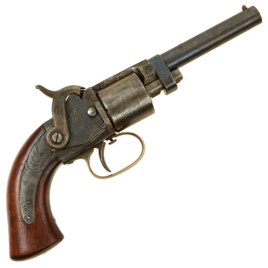 Original U.S. Civil War Massachusetts Arms Co. .31cal Pocket Percussion Revolver with 4" Barrel and Maynard Tape Primer - Serial 1133