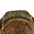 Original German WWII M40 Refurbished 5th SS Panzer Division Fall Camouflage Helmet - Stamped EF66 Original Items