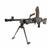 Original British WWII 1942 Dated Bren MkII Display Light Machine Gun by Daimler Monotype Serial 13T1345 with Live Barrel and Magazine Pouch Set Original Items