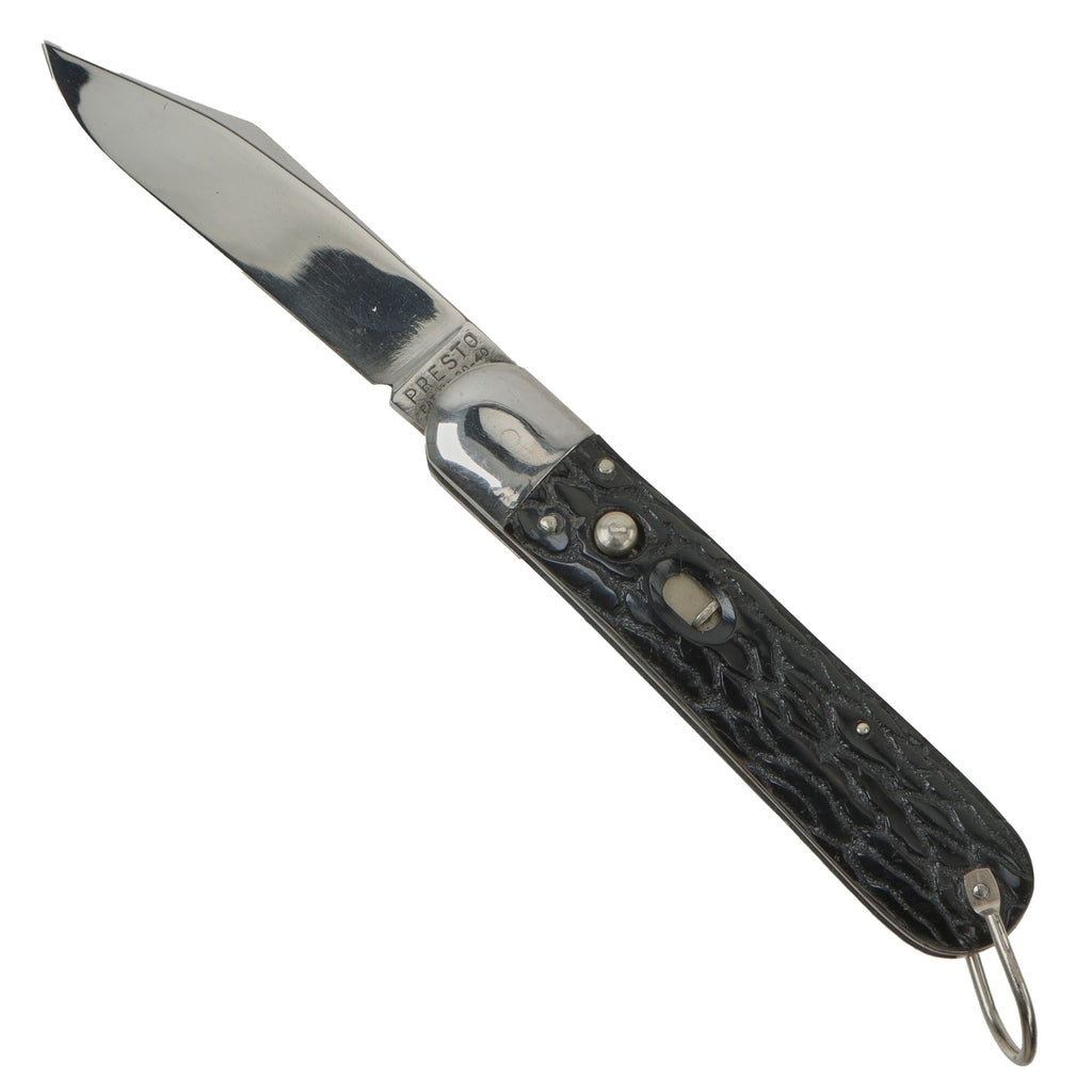 Original U.S. WWII Airborne Schrade "Presto" M2 Knife with Plastic Handle Original Items