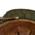 Original German WWII M40 Refurbished 1st SS LAH 1943-44 Tan Italian Camouflage Chicken Wire Helmet - Stamped Q66 Original Items