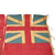 Original British American Revolutionary War Era Ensign Flag with Hand-Painted King George III Heraldry & Pre-1801 Union Jack - Attributed to Royal Northumberland Fusiliers Formerly 5th Regiment of Foot Circa 1775 - 64 x 84” Original Items
