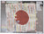 Original Japanese WWII Hand-Painted Silk Good Luck Flag with 33 Officer’s Signatures & Page of Translations - 28½ x 30” Original Items