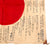 Original Japanese WWII Hand-Painted Silk Good Luck Flag with 33 Officer’s Signatures & Page of Translations - 28½ x 30” Original Items
