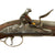 Original British 1772 Hallmarked Silver Mounted Pair of Flintlock Pistols by Griffin & Tow with Gold Inlaid Barrels by Eudal Pous of Barcelona Spain Original Items