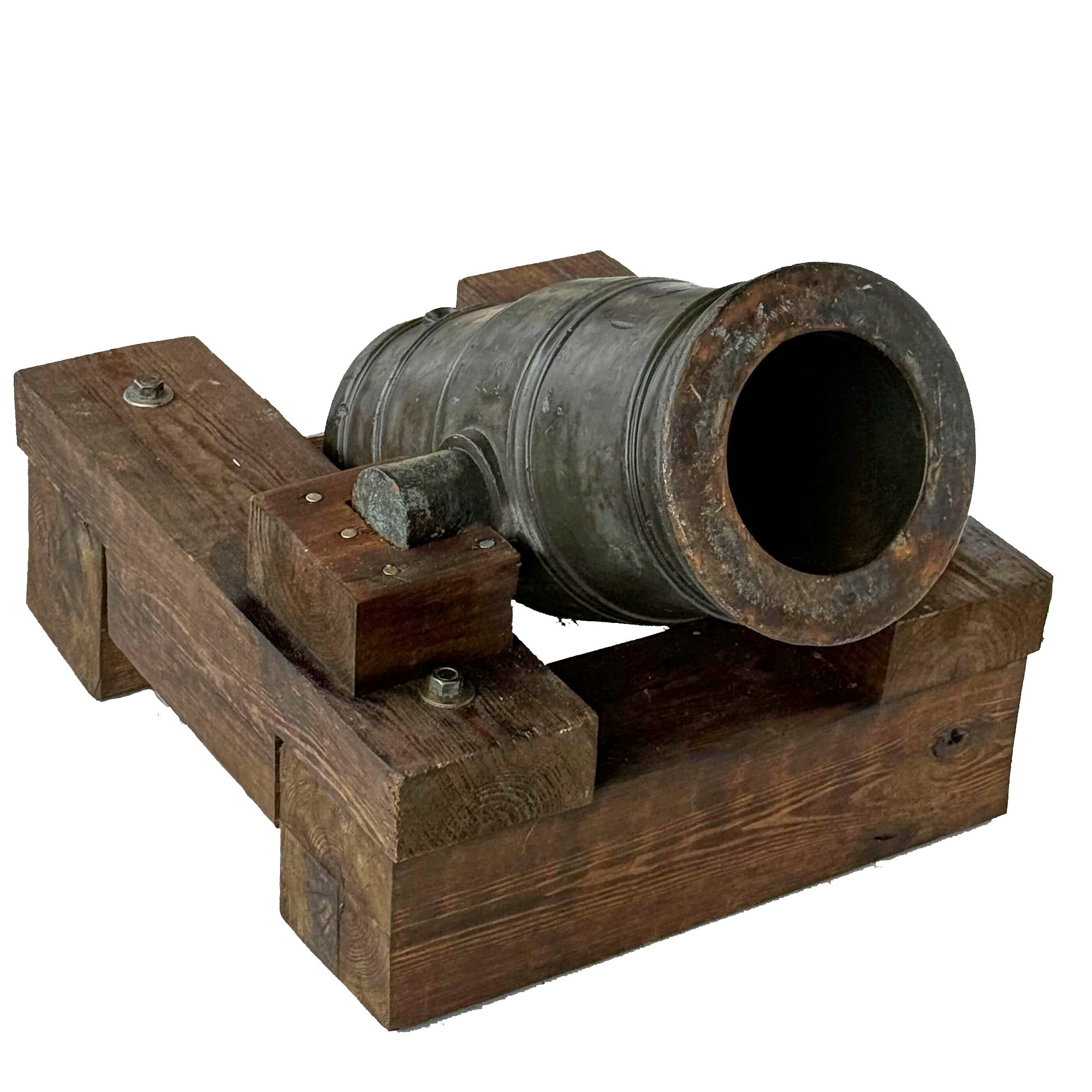 Original Late 18th Century European 22-Pounder Bronze Howitzer