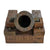 Original Late 18th Century European 22-Pounder Bronze Howitzer from the Royal Armory of Nepal with Wooden Fortress Mount Original Items