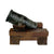 Original Late 18th Century European 22-Pounder Bronze Howitzer from the Royal Armory of Nepal with Wooden Fortress Mount Original Items