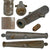 Original Victorian Era British Raj Indian Bronze 3-Pounder Rifled Cannon with Armstrong Pattern Projectile Original Items