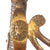 Original French Post-Napoleonic Lion’s Head Officer’s Sword with Scabbard and Gold-Inlaid & Etched Wootz Damascus Blade Original Items