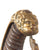 Original French Post-Napoleonic Lion’s Head Officer’s Sword with Scabbard and Gold-Inlaid & Etched Wootz Damascus Blade Original Items