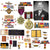 Original U.S. WWII Outstanding Medal & Ephemera Group of Air Force Major General Charles F. Born with Engraved Distinguished Service Medal & Legion of Merit and Phenomenal Tailor-Made Ribbon Bars - Records of Military Service Original Items