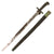 Original German C. 1790 Brunswick Baker Officer’s Model Bayonet with Scallop Guard & Scabbard - Rudimentary Attachment System - Very Rare