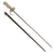 Original French WWI Lebel M.1886 Nickel Handle Cruciform Épée Bayonet with Steel Scabbard