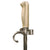 Original French WWI Lebel M.1886 Nickel Handle Cruciform Épée Bayonet with Steel Scabbard