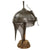 Original Magnificent Gold Inlaid & Etched Kulah Khud War Helmet with Chainmail Neck Covering and Lovely Carved Wooden Stand - 17th Century Original Items