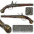 Original Danish Model 1772 Heavy Dragoon and Naval Flintlock Pistol Serial 12 with 1815 Liège Proof - Circa 1780 Original Items