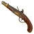 Original Napoleonic Prussian Flintlock Pistol Constructed With Captured French Parts - Dated 1815 on Barrel Original Items