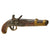 Original Napoleonic Prussian Flintlock Pistol Constructed With Captured French Parts - Dated 1815 on Barrel Original Items