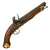 Original British East India Company Sea Service Flintlock Pistol by Henshaw Marked to East Indiaman CASTLE EDEN with Belt Hook - Dated 1799 Original Items
