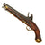 Original British East India Company Sea Service Flintlock Pistol by Henshaw Marked to East Indiaman CASTLE EDEN with Belt Hook - Dated 1799 Original Items