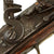 Original Mid 18th Century Brass Mounted Flintlock Pocket Pistol Marked H V on Lock Plate Circa 1750 - Possibly American Original Items