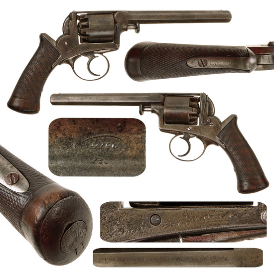 Original U.S. Civil War Era British Deane, Adams, & Deane .442 M1851 Percussion Revolver - Serial 9126 R Original Items