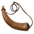 Original U.S. Colonial Era Large Size Powder Horn with Period Strap Original Items