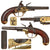 Original French Modèle 1777 Brass Frame Flintlock Cavalry Pistol by St.-Étienne Arsenal with Intact Belt Hook - Circa 1785 Original Items